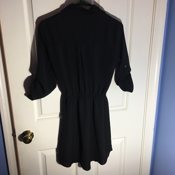 Simple Black Mini Dress - Picture 2 of 2